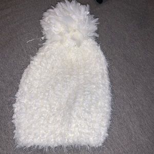 Winter fuzzy hat